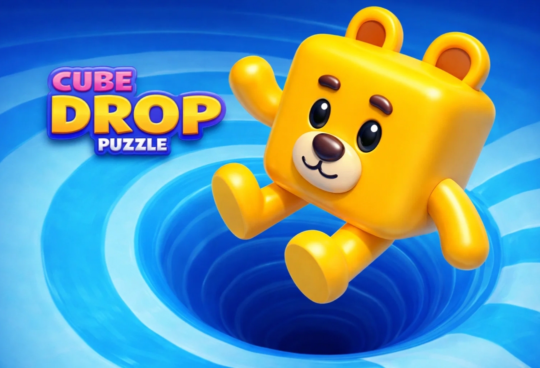 Cube Drop Puzzle