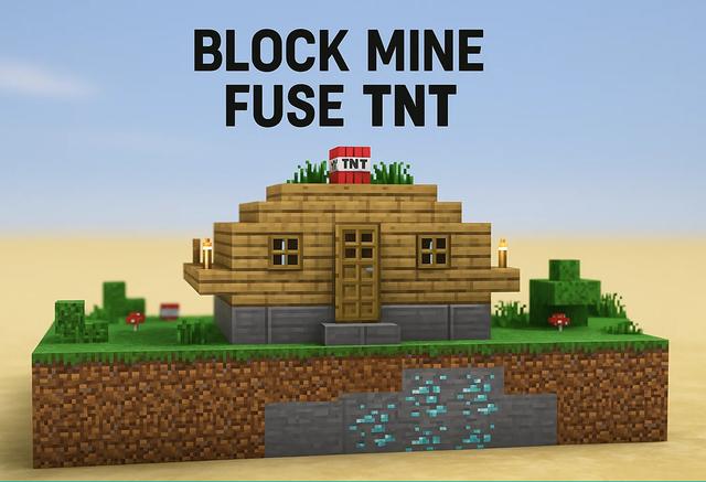 Block Mine Fuse Tnt