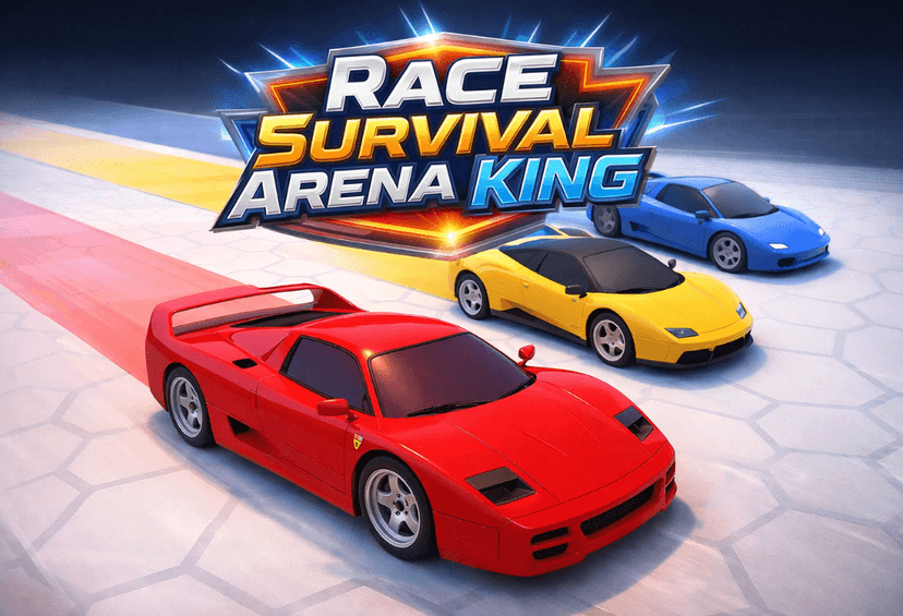Race Survival Arena King Unblocked – Hexagon Racing | YupGames
