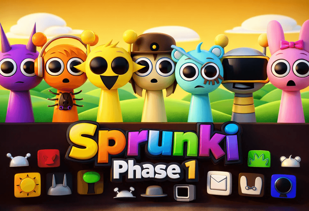 Sprunki Phase 1 Puzzle Adventure Online | YupGames