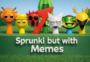 game Sprunki but with Memes