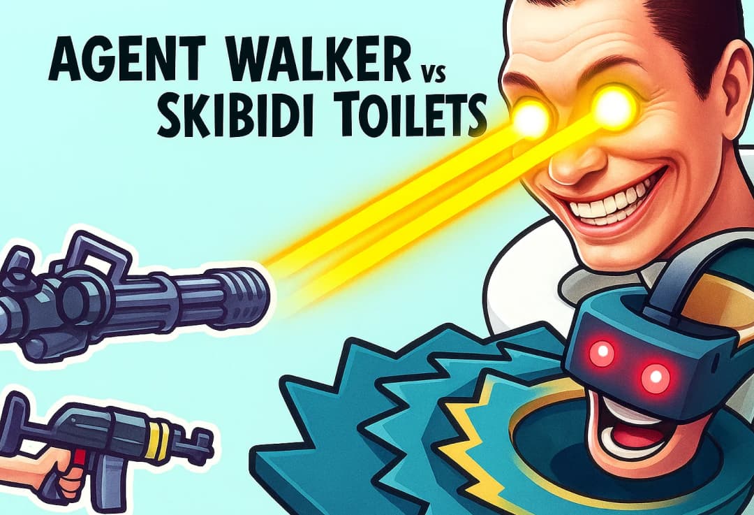Agent Walker vs Skibidi Toilets