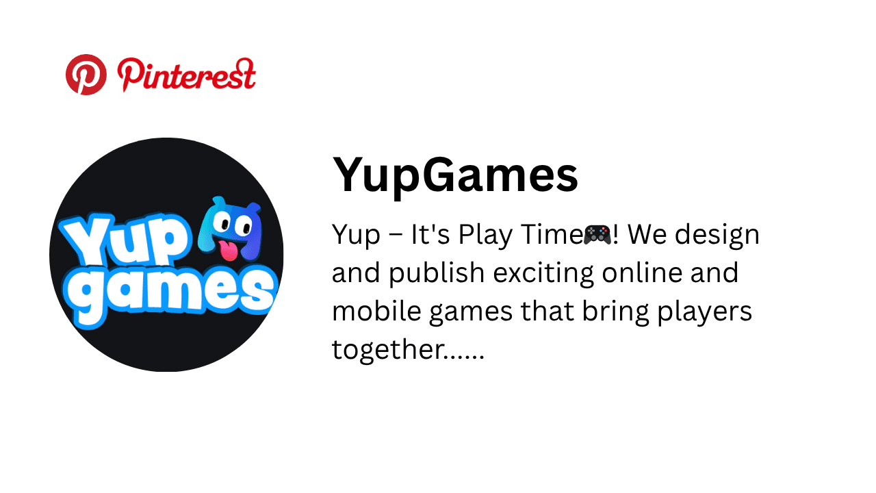 YupGames | Pinterest Profile