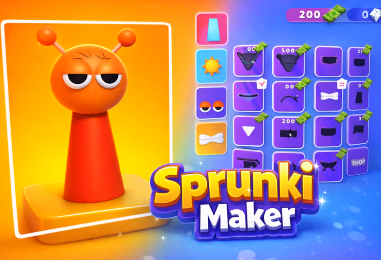 Edit Sprunki Game Sprunki Maker – Avatar Creator Game | YupGames