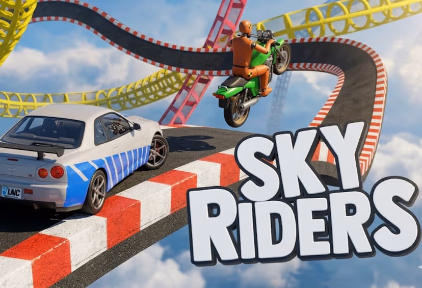 Sky Rider Ware Sky Riders Online — Sky Bike and Car Racing Game | YupGames
